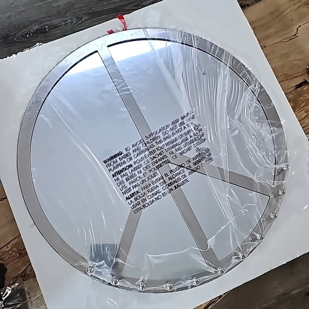 ⭐️BRAND NEW⭐️ POTTERY BARN TEEN: Shine On Jewelry Mirror, Silver Peace